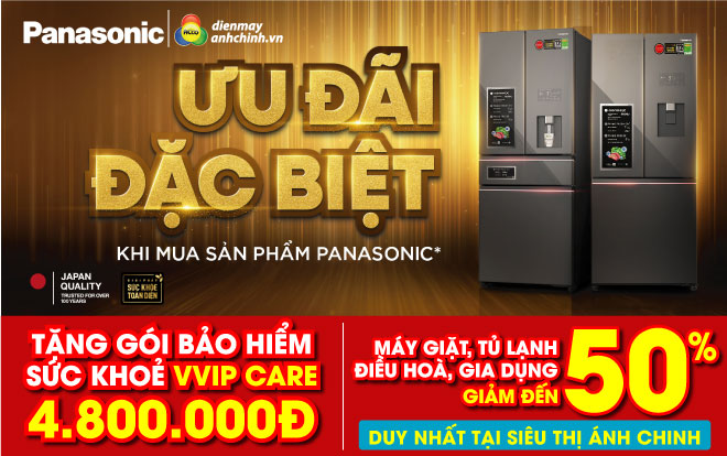 Ưu đãi đặc biệt khi mua sản phẩm Panasonic