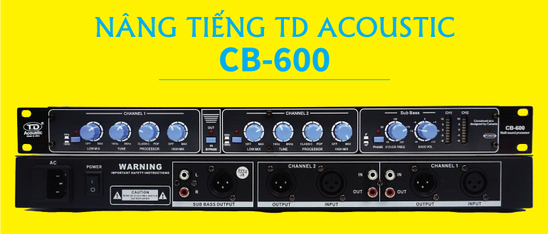 Nâng tiếng TD acoustic CB-600