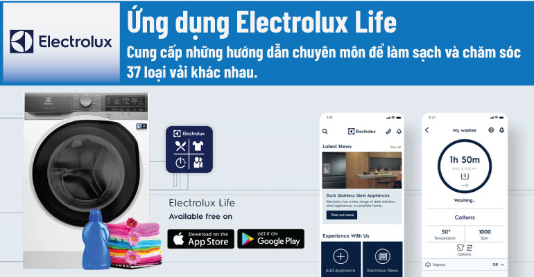 Ứng dụng ELectrolux Life