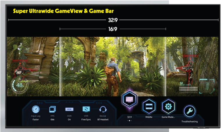 Super Ultrawide GameView & Game Bar