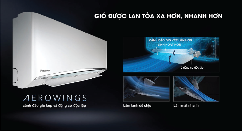 Cánh dảo gió Aerowing Panasonic