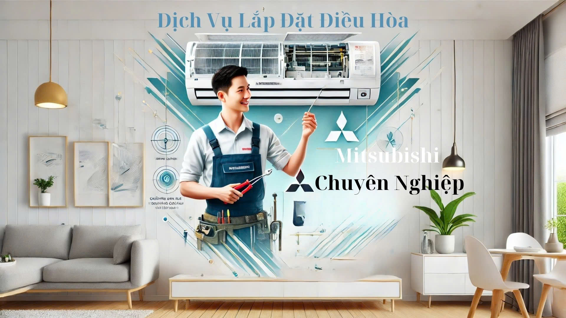 Dịch Vụ Lắp Đặt Điều Hòa Mitsubishi Chuyên Nghiệp