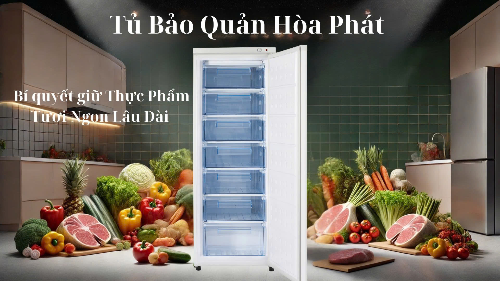 Tủ Bảo Quản Hòa Phát - Bí quyết giữ Thực Phẩm Tươi Ngon Lâu Dài