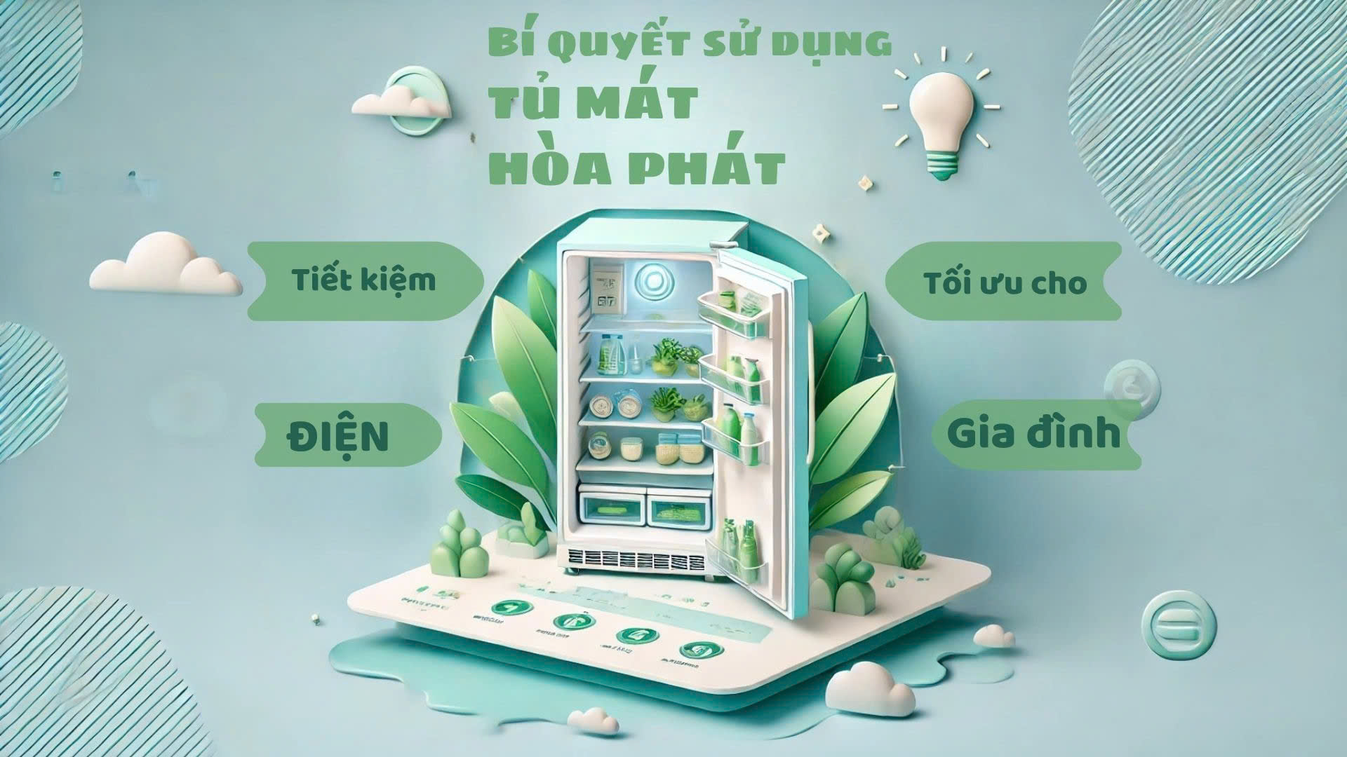 Bí quyết sử dụng tủ mát Hòa Phát tiết kiệm điện tối ưu cho mọi nhà