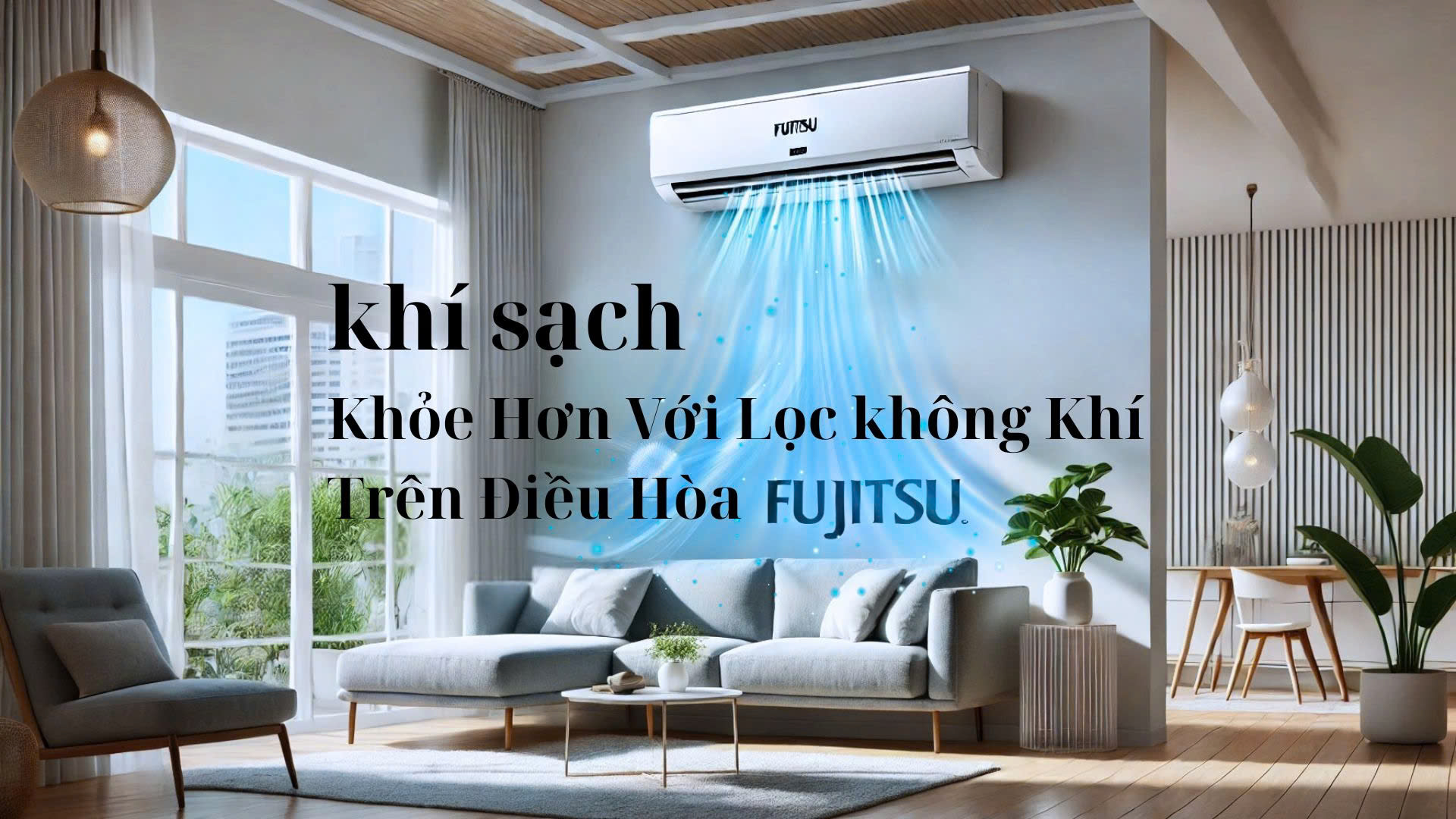 Sạch Khí, Khỏe Hơn Với Lọc Khí Trên Điều Hòa Fujitsu