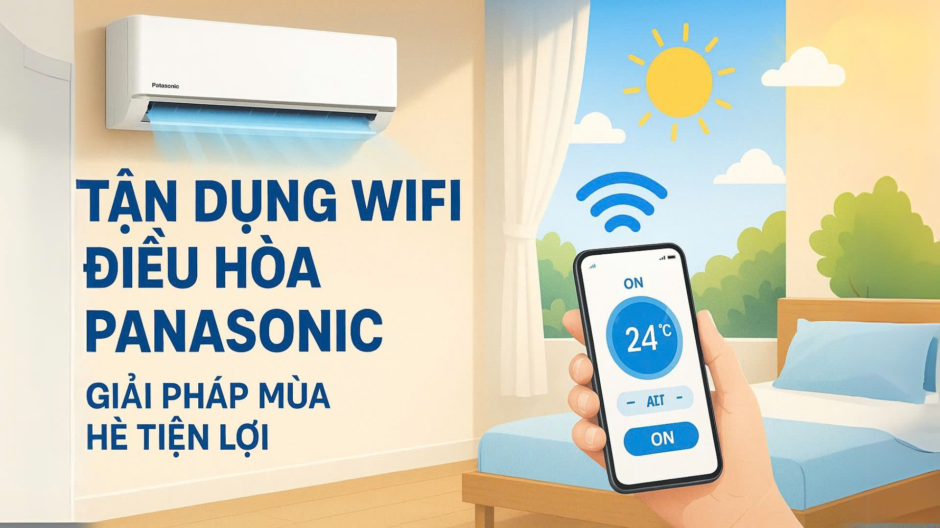 Tận Dụng Wifi Điều Hòa Panasonic: Giải Pháp Mùa Hè Tiện Lợi