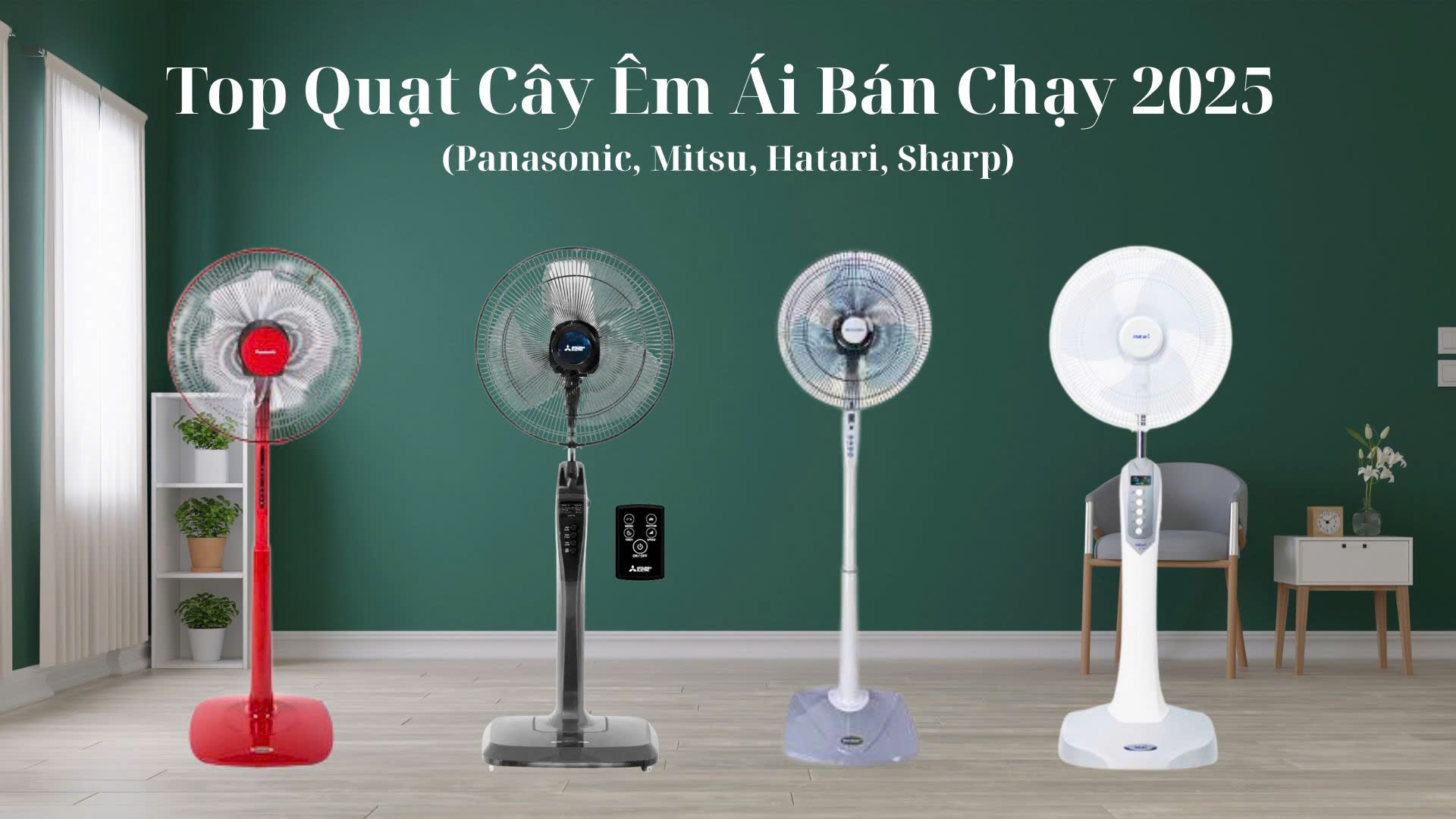 Top Quạt Cây Êm Ái Bán Chạy 2025