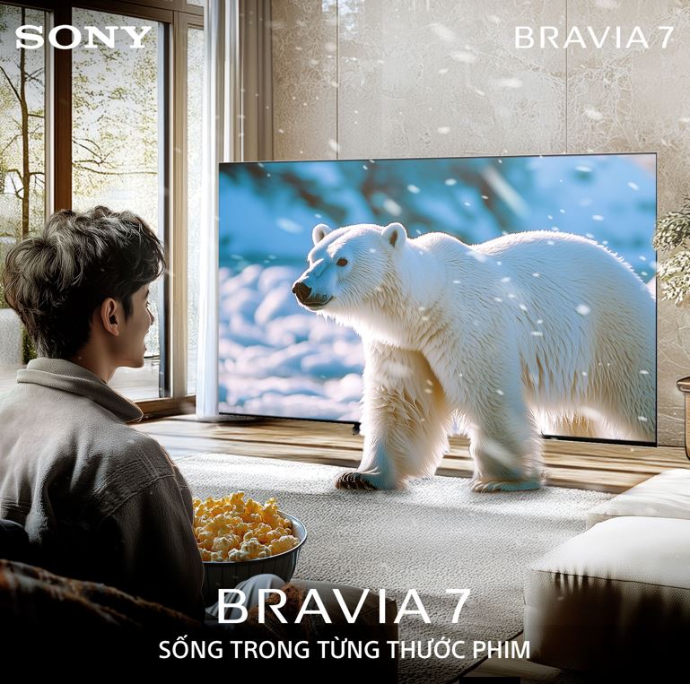 TV BRAVIA 7 - Sống Trong Từng Thước Phim Với Công Nghệ XR Chuẩn Rạp