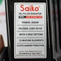 Máy sưởi dầu 13 thanh Saiko RY2000-13AT