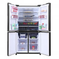 Tủ lạnh 4 cánh Sharp inverter 639 lít SJ-FX640V-SL