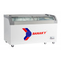Tủ bảo quản kính cong 500L Sanaky VH-888KA