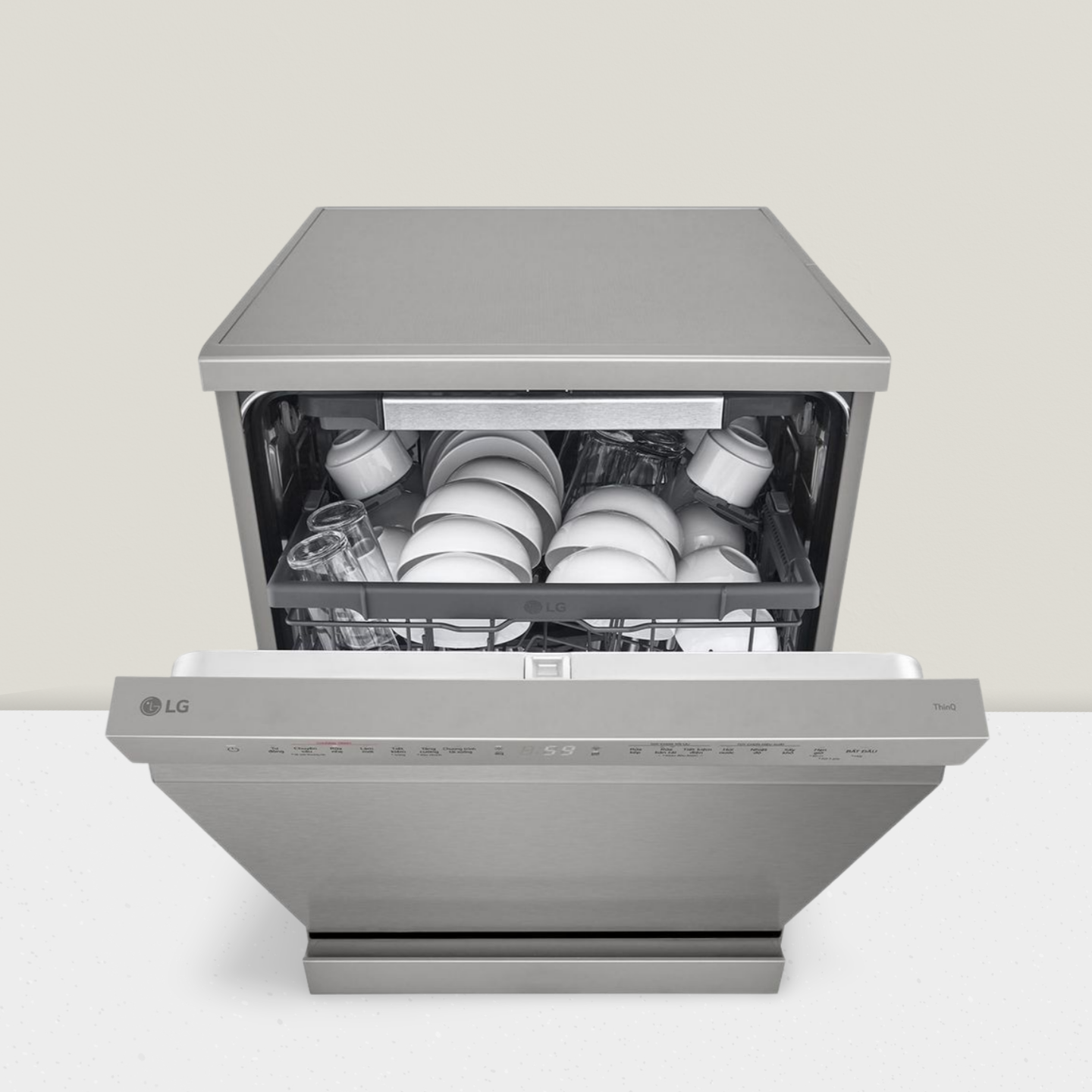 Máy rửa bát LG TrueSteam LDT14SVA4 - 14 bát Châu Âu