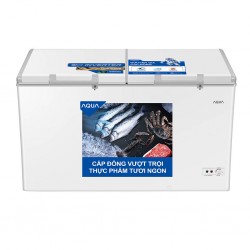 Tủ bảo quản Aqua inverter 295 lít AQF-C4202E, 2 ngăn đông mát, dàn đồng