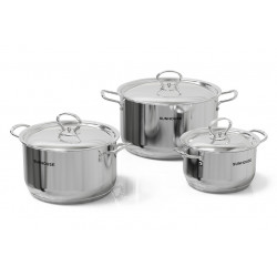 Bộ 3 nồi Inox 5 đáy Sunhouse SHG503