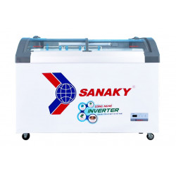 Tủ đông kính cong Sanaky inverter 350 lít VH-4899K3B