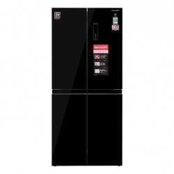 Tủ lạnh Sharp 4 cánh inverter 401L SJ-FXP480VG-BK