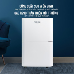 Máy hút ẩm, lọc không khí Amcom Maxen AM-25YL, Phòng < 60m2