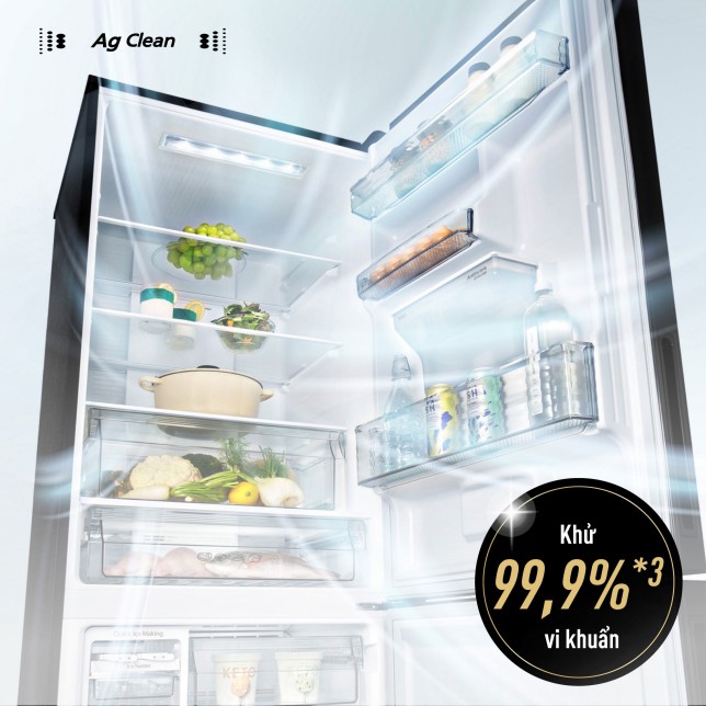 Diệt khuẩn với công nghệ Ag Clean của Panasonic
