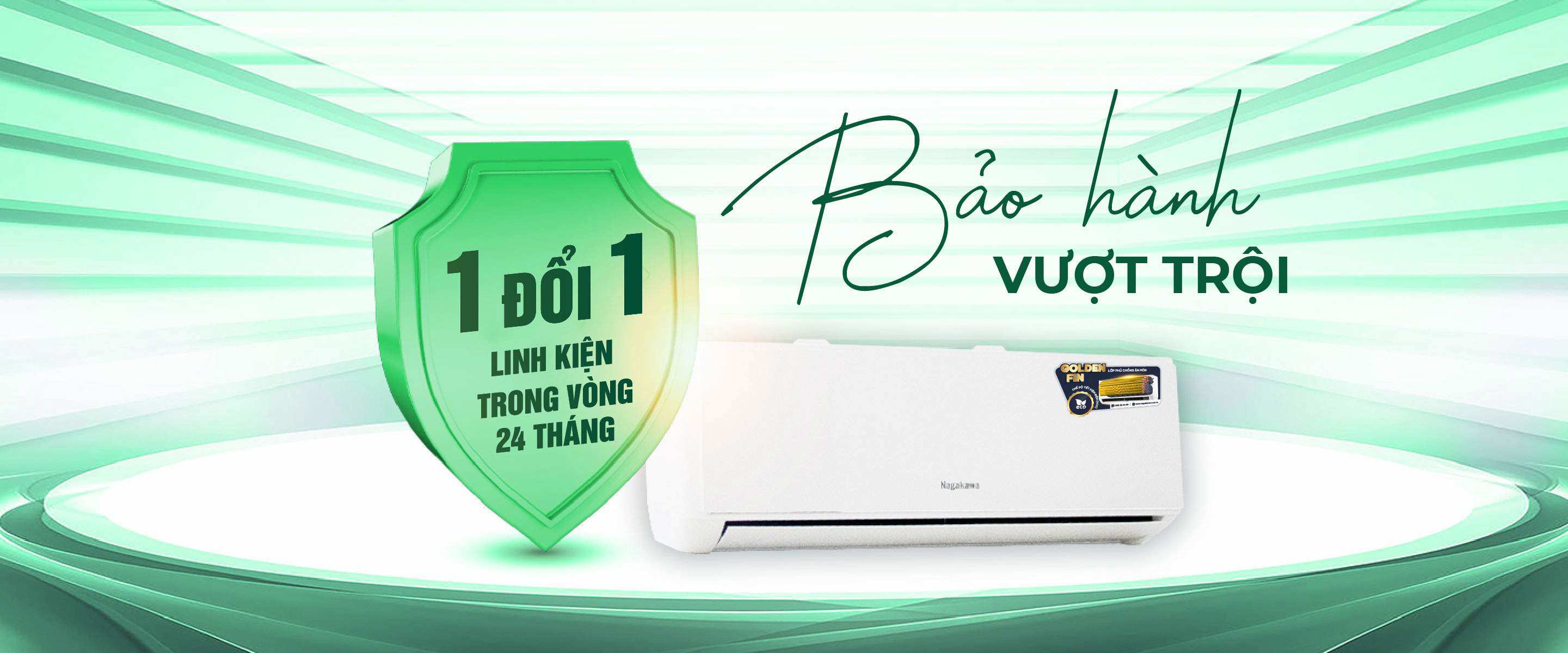 Chế độ bảo hành vượt trội
