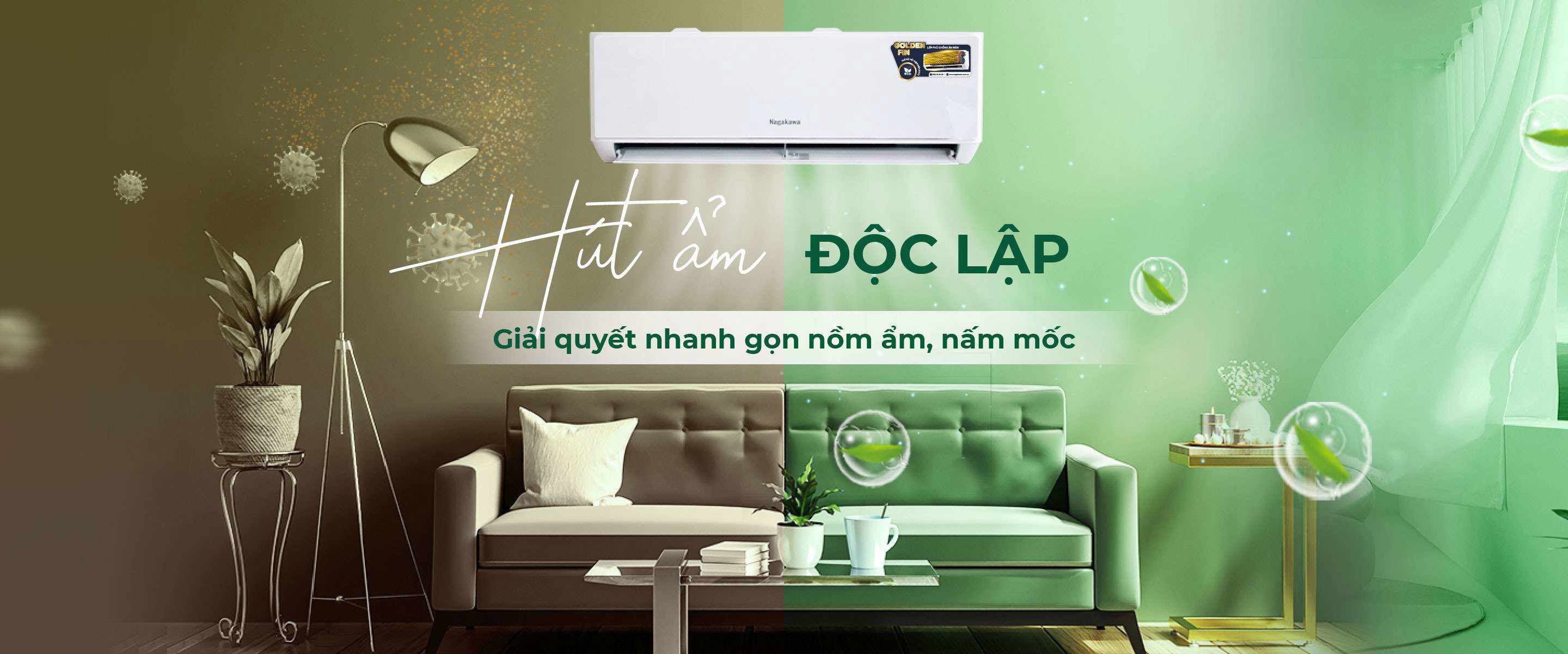 hút ẩm độc lập