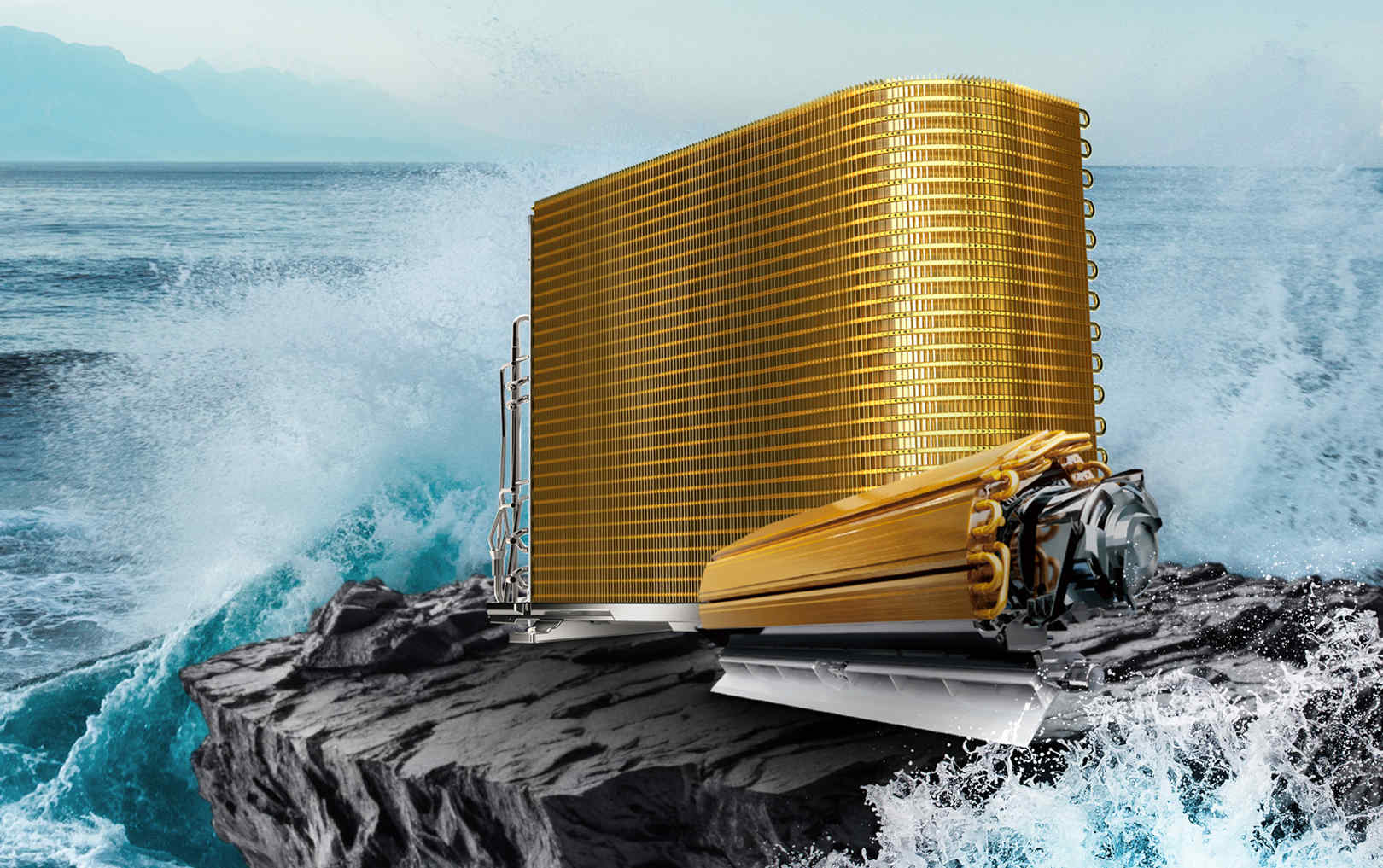 Độ bền là yếu tố then chốt giúp Casper chiếm trọn lòng tin của người tiêu dùng Việt. Toàn bộ hệ thống dàn tản nhiệt (cả dàn nóng và dàn lạnh) đều được làm bằng đồng và phủ lớp mạ vàng (Golden Fin). Lớp phủ này đóng vai trò như một "lớp giáp" bảo vệ máy trước các tác nhân ăn mòn từ môi trường như nước mưa, hơi muối tại các vùng duyên hải, đồng thời gia tăng hiệu quả trao đổi nhiệt.