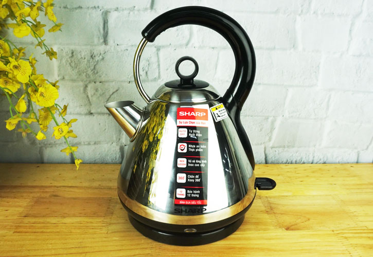 Ấm siêu tốc Sharp 1,7 lít EKJ-17VSD(ST)
