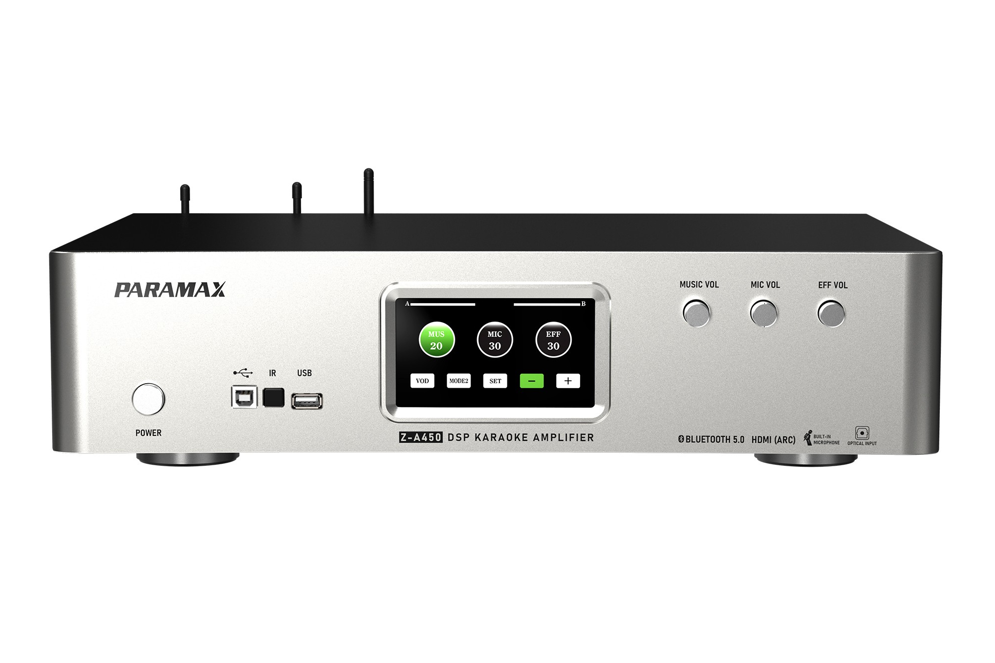 Amply karaoke Paramax tích hợp vang số và Micro không dây Z-A450