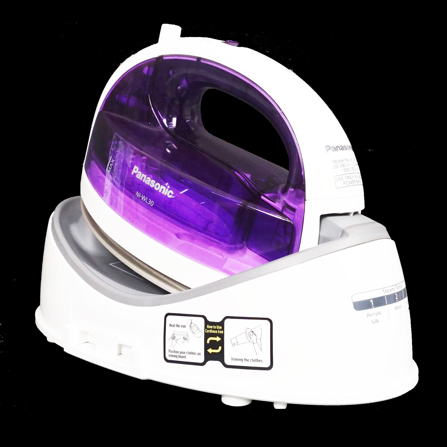 Bàn là hơi nước Panasonic NI-WL30VRA công suất 1550W