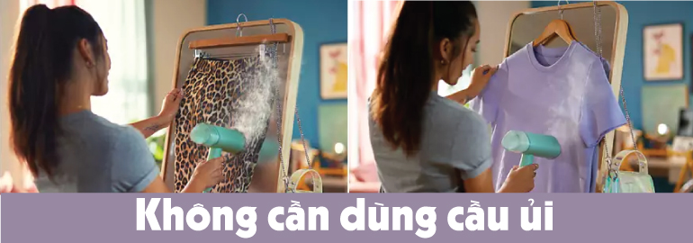 Không cần dùng cầu ủi