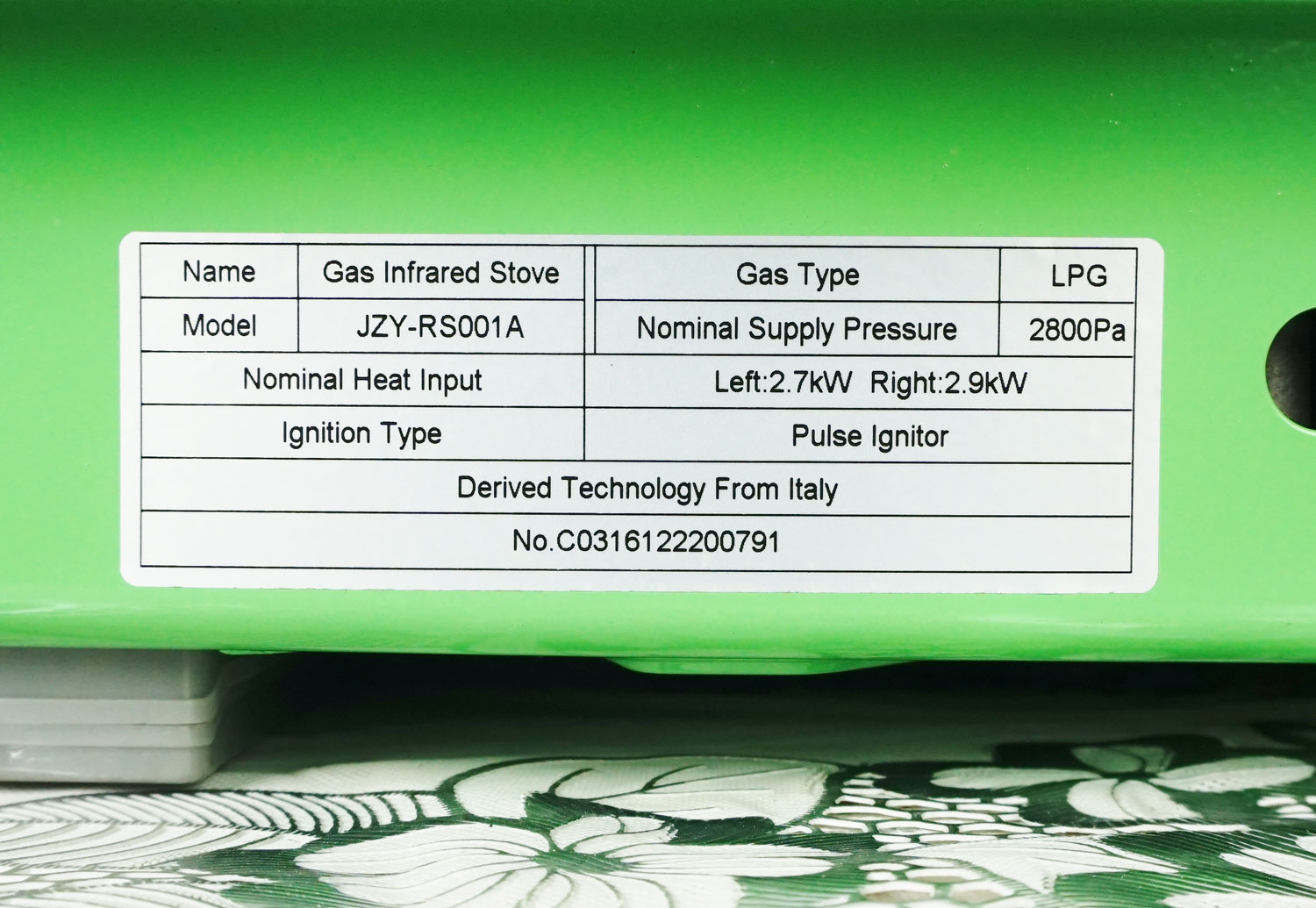 Bếp ga âm hồng ngoại Redsun RS001A