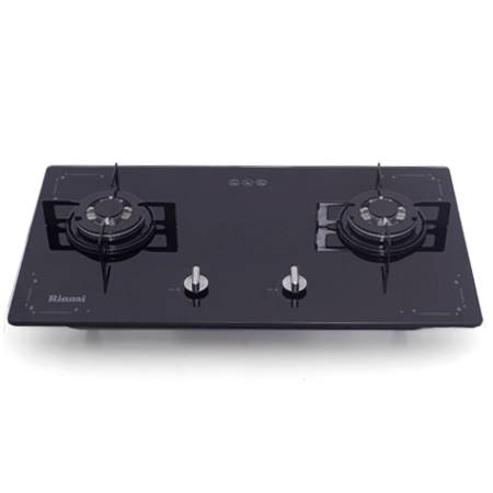 Bếp gas đôi âm mặt kính RINNAI RVB-212BG