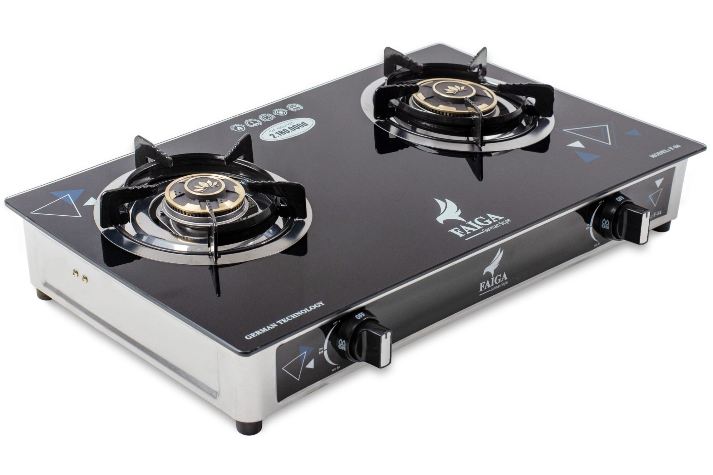 Bếp ga dương kính Faiga F34 HL2