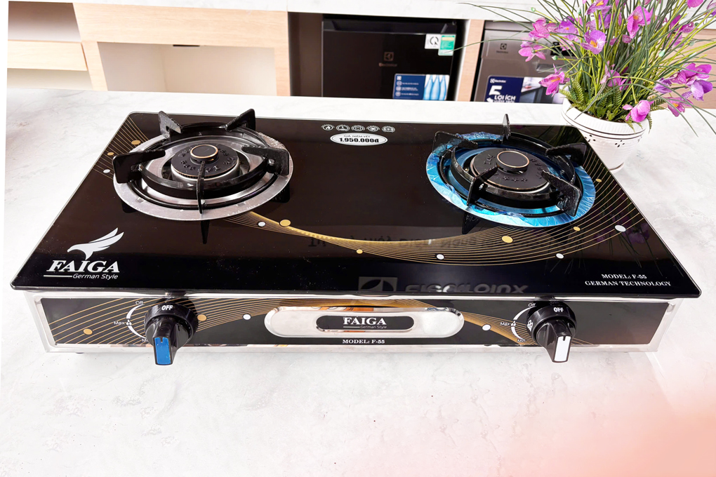 Bếp ga dương kính Faiga F55 HH2