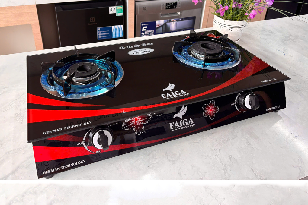 Bếp ga dương kính Faiga F22
