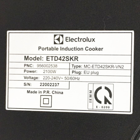 Bếp từ đơn Electrolux ETD42SKR
