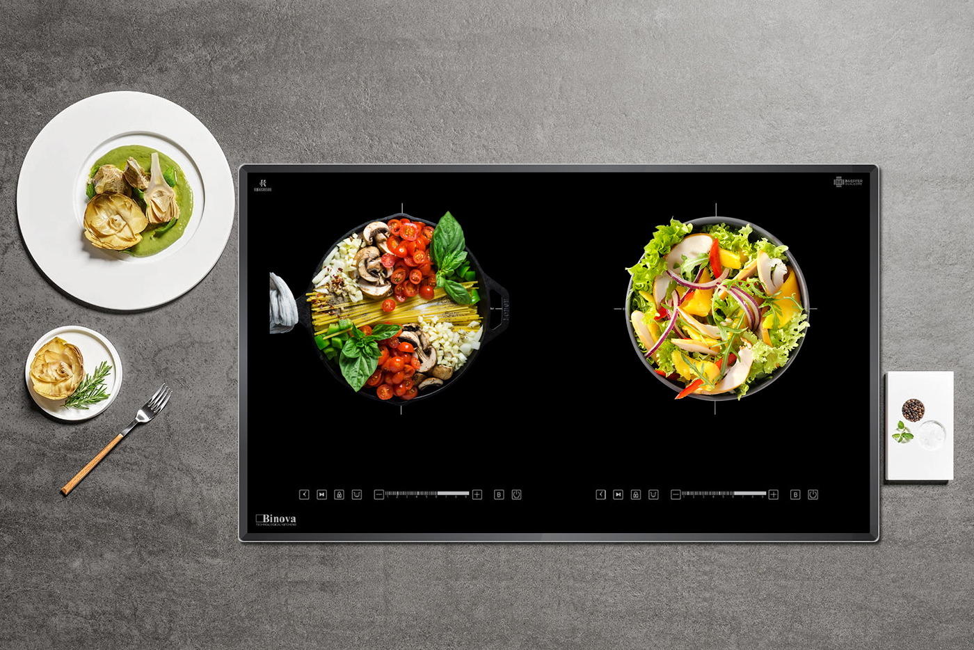 Bếp từ đôi âm Binova Inverter BI-590Plus