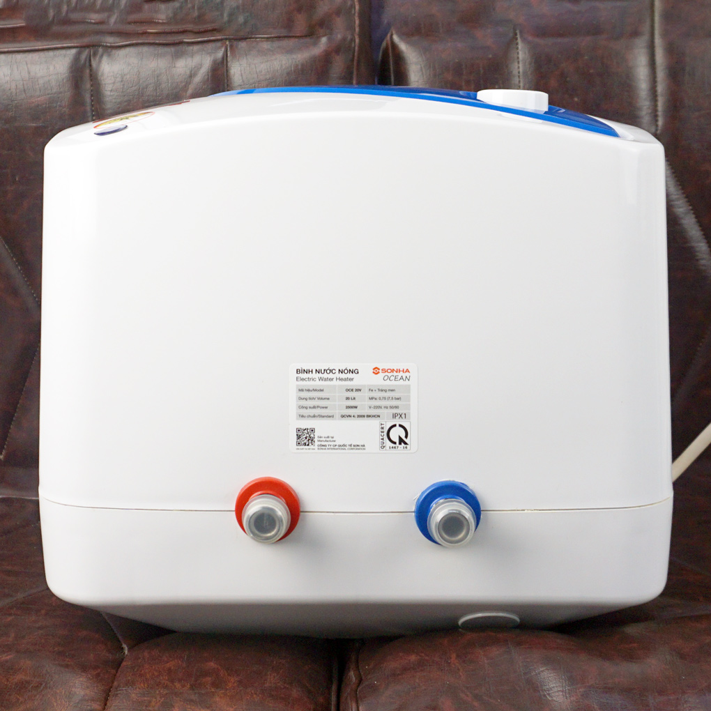 Bình nóng lạnh gián tiếp Ocean Sơn Hà 20 lít C20V