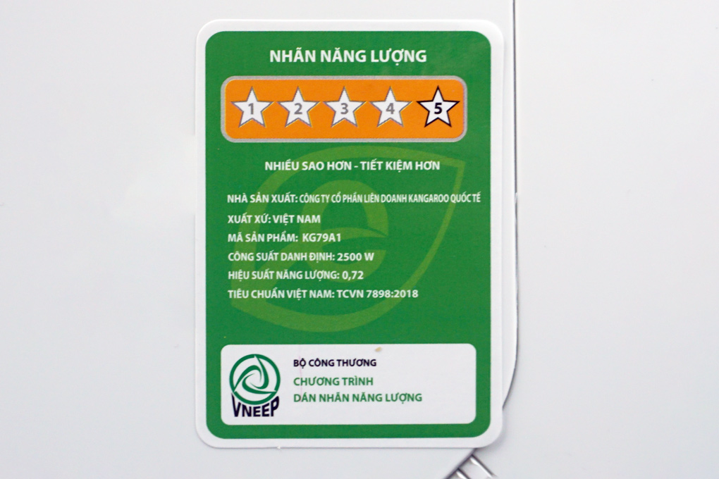 Bình nóng lạnh 22L Kangaroo KG79A2