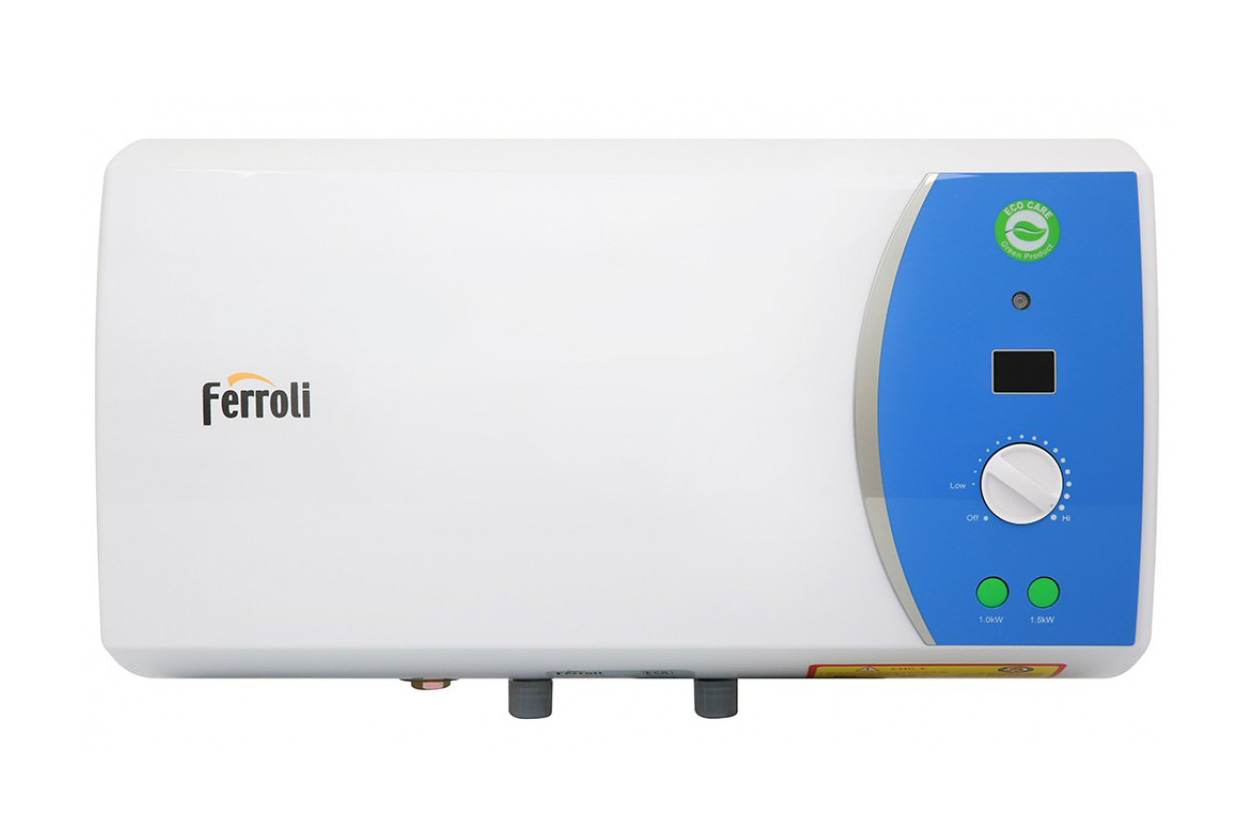 Bình nóng lạnh 1 đèn Ferroli 15 lít VERDI15AE
