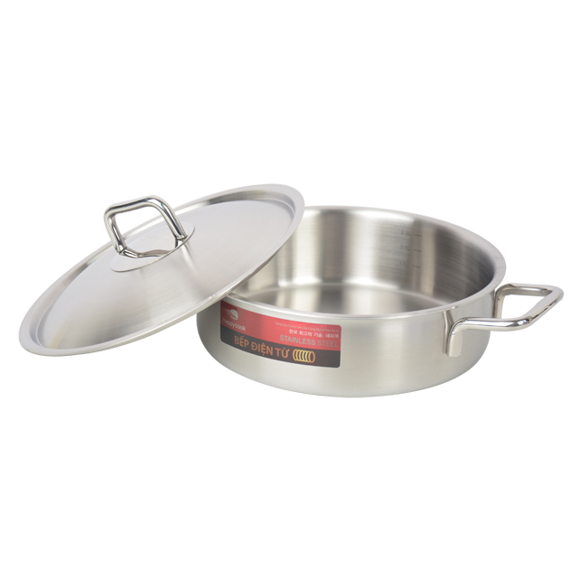 Nồi lẩu inox 3 lớp cao cấp HappyCook Alvar 24cm HP24-ALV