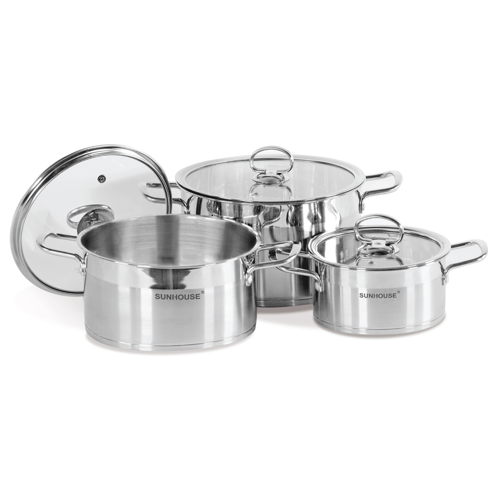 Bộ nồi inox 5 đáy Sunhouse mama SH784