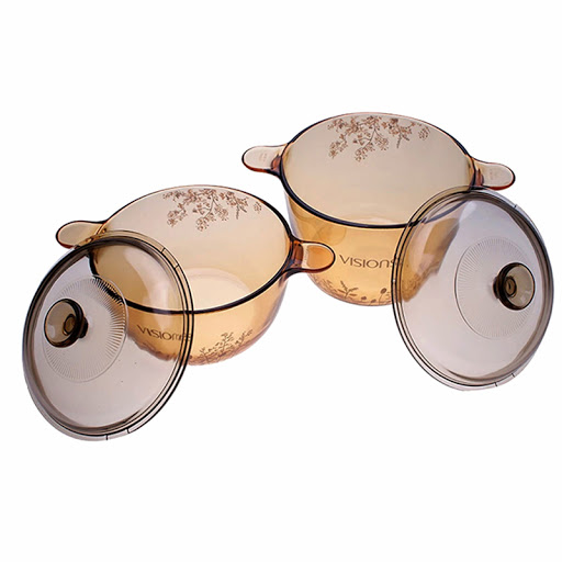 Bộ 2 nồi thủy tinh Vision VS-346-PVG