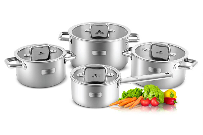 Bộ 4 nồi Elmich Trimax Eco EL-8005