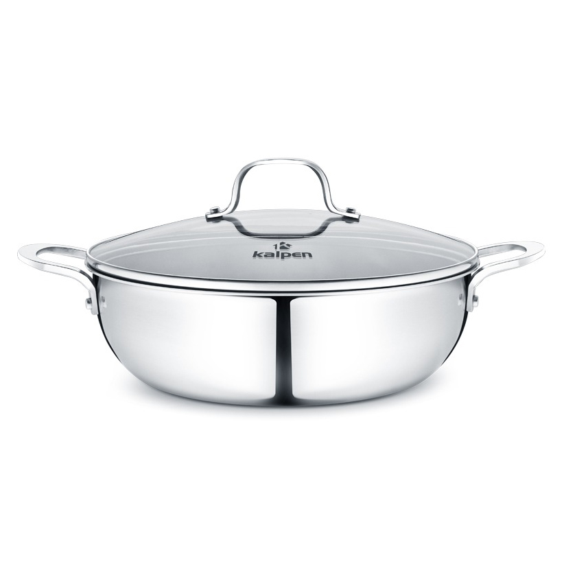 Chảo lẩu Inox 304 Kalpen 28cm KP-8528