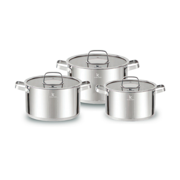 Bộ 3 nồi Kuscheln 5 đáy inox KSP24-5DOL