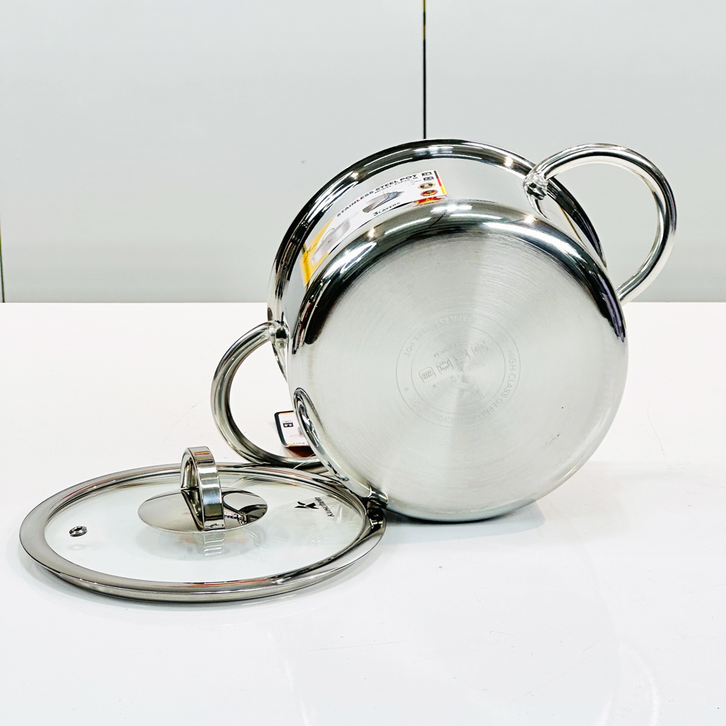 Bộ 3 nồi Kuscheln 5 đáy inox KSP24-5DOL