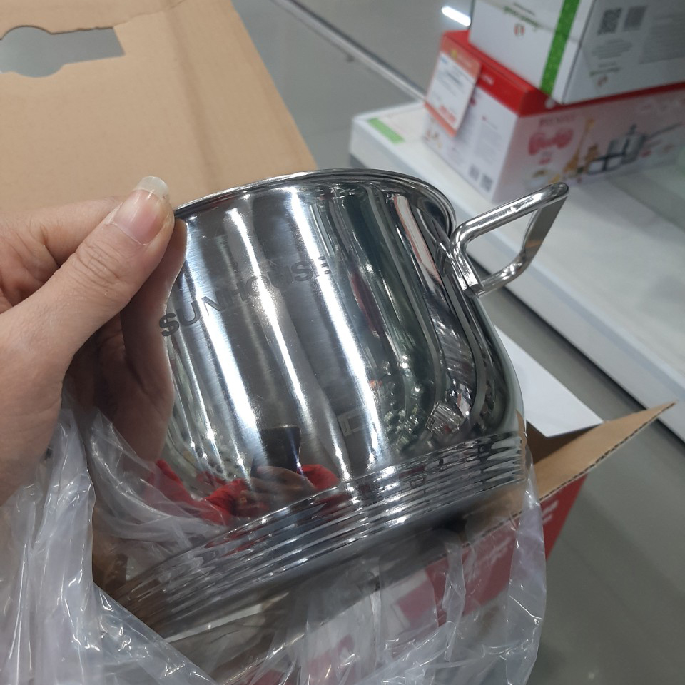Bộ nồi Inox 3 chiếc Sunhouse SH888