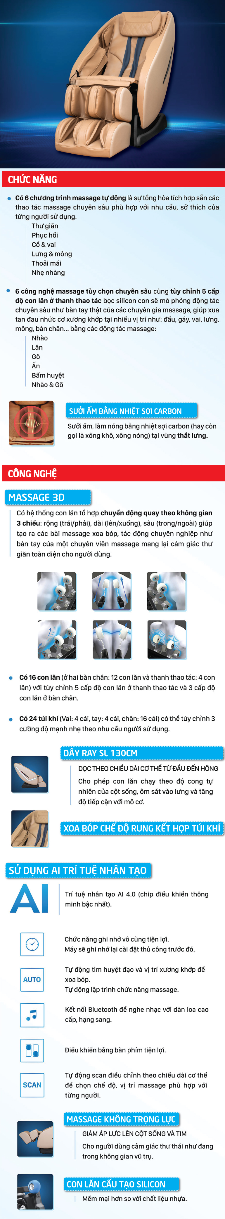 Ghế Massage Daikiosan DKGM-10001