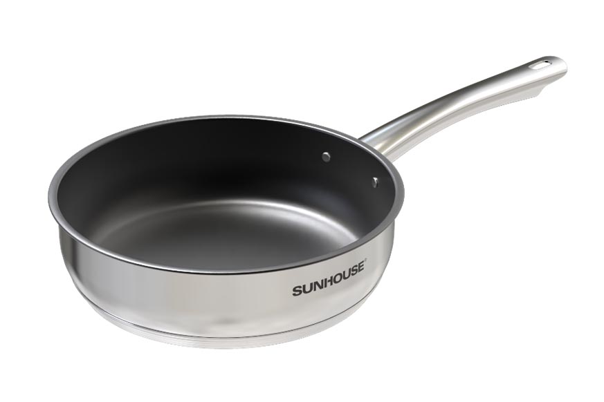 Chảo chống dính 5 đáy 24cm Sunhouse IN24M2