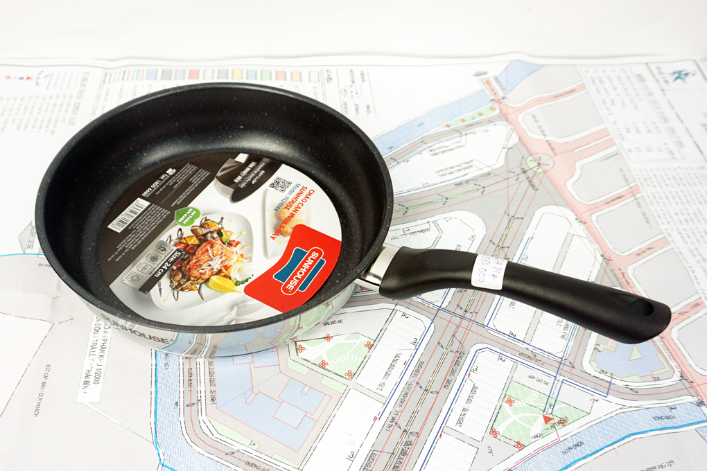 Chảo chống dính 5 đáy 26cm Sunhouse IN26M4